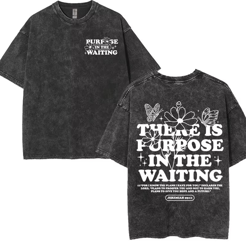 Washed Vintage Aesthetic Christian T-Shirt Men'S Jesus Died for Me Now I Live for Him Tee Shirt Unisex Fashion Oversized T Shirt